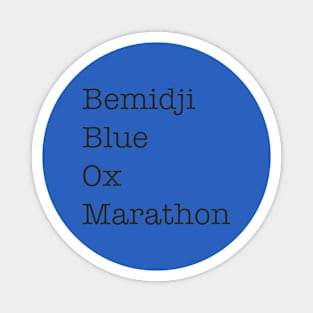 Bemidji Blue Ox Marathon Magnet